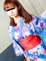 First time in a yukata in spring:Ryoko Fuyutsuki